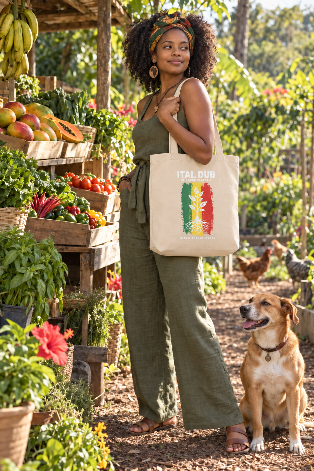Ital Dub Organic Cotton Tote Bag