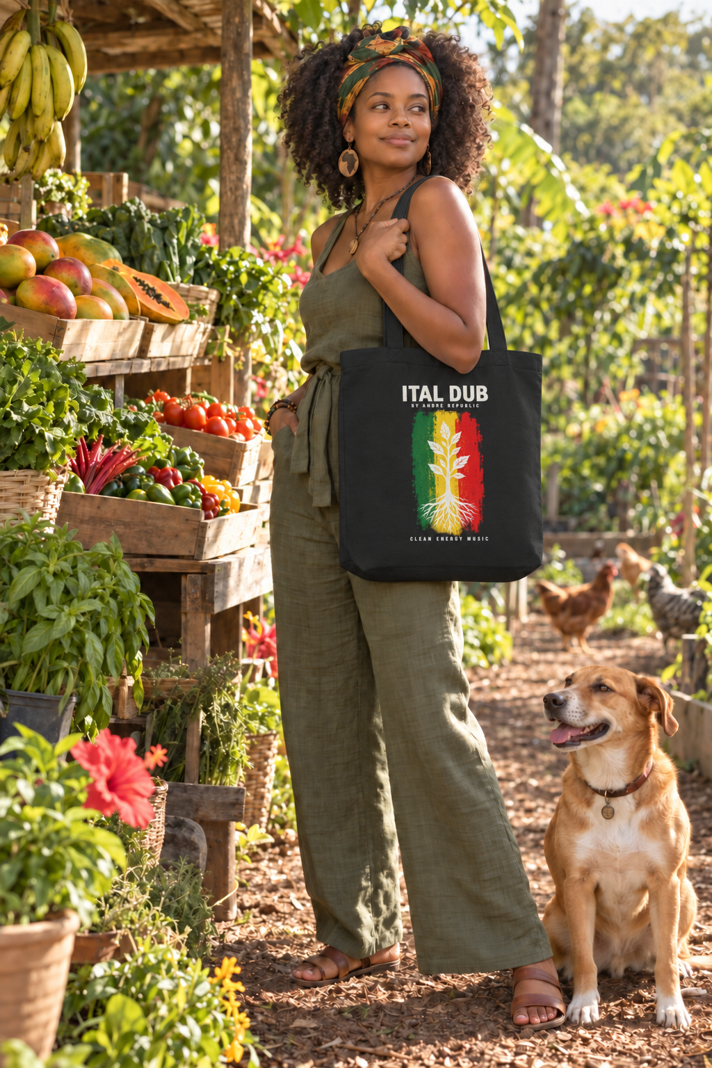 Ital Dub Organic Cotton Tote Bag