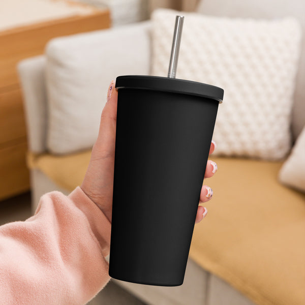 Andre Republic Insulated tumbler with a straw