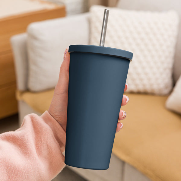 Andre Republic Insulated tumbler with a straw