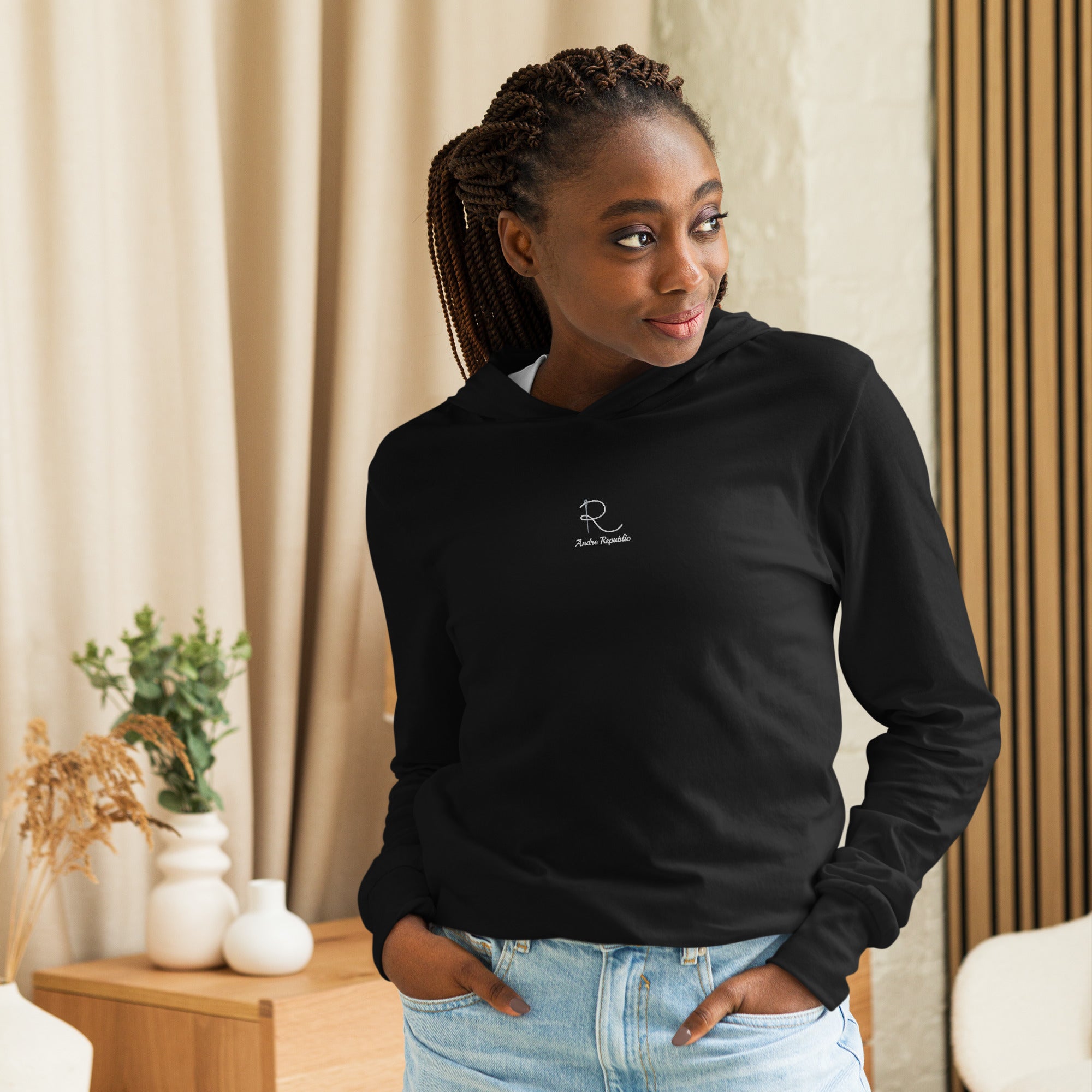 Andre Republic Hooded Long-Sleeve Tee