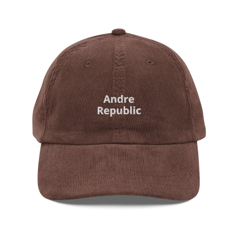 Andre Republic Vintage corduroy cap