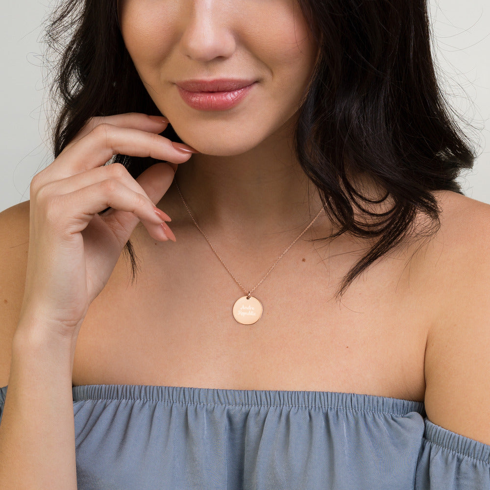 Andre Republic Disc Necklace