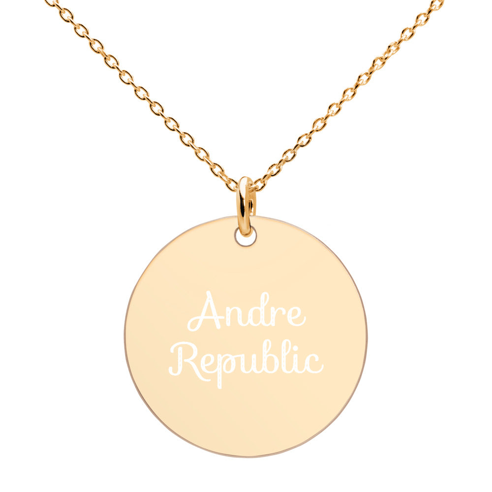 Andre Republic Disc Necklace