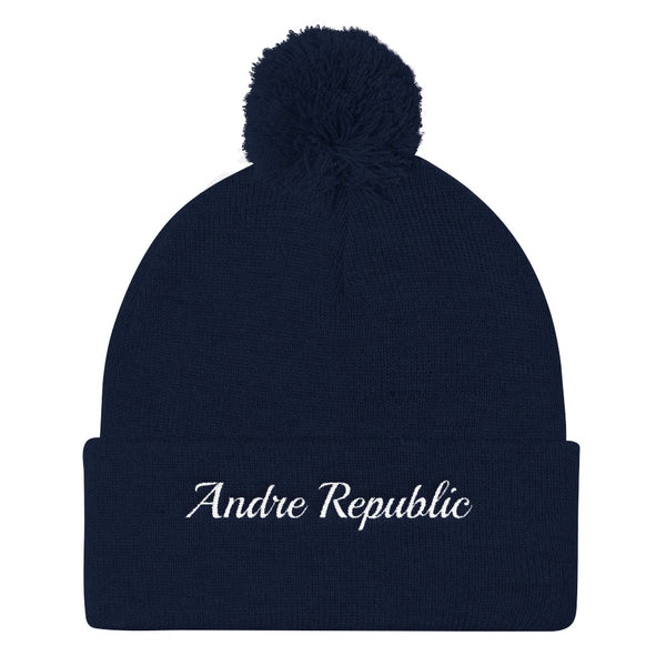 Andre Republic Pom Pom Knit Cap