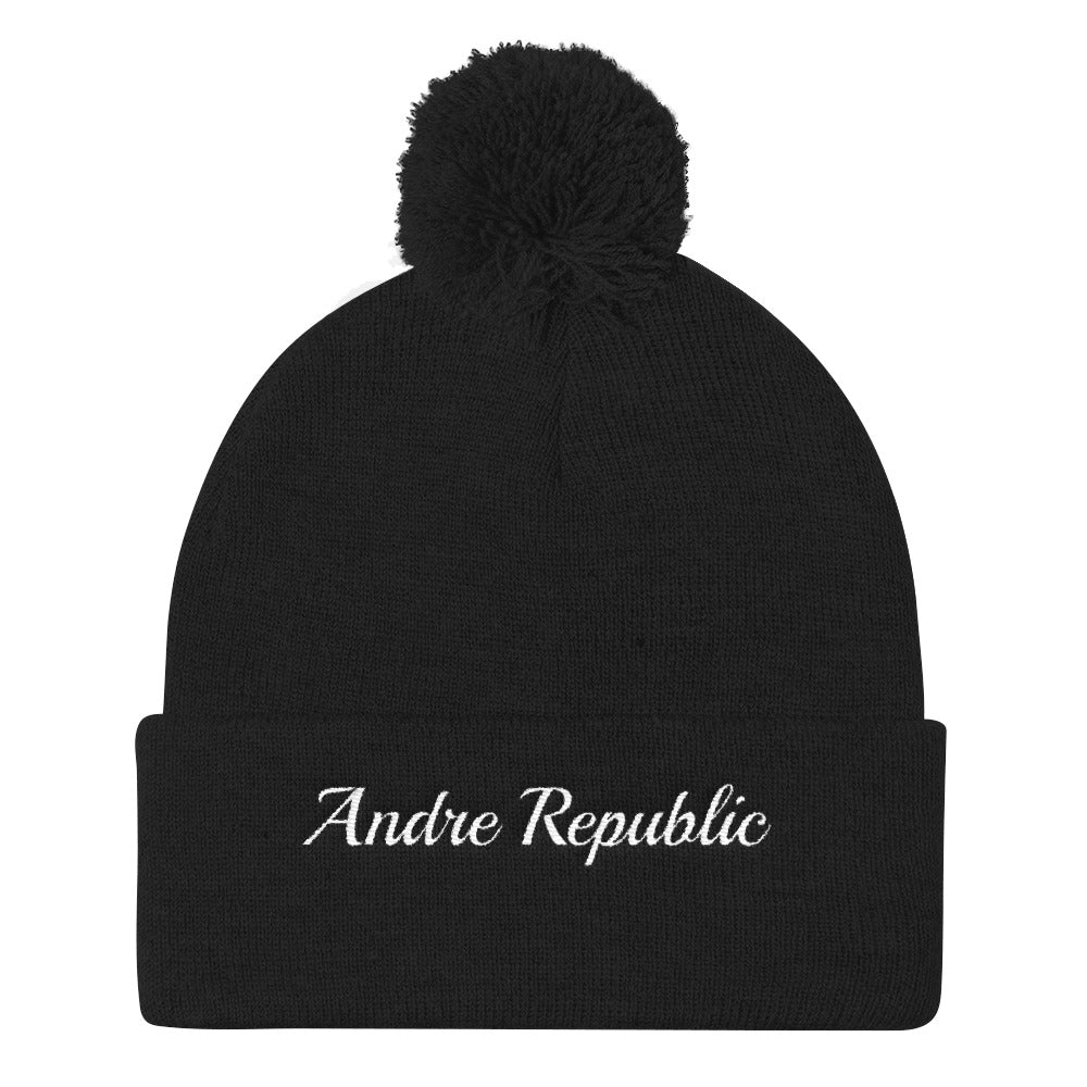 Andre Republic Pom Pom Knit Cap