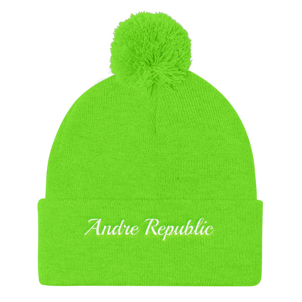 Andre Republic Pom Pom Knit Cap