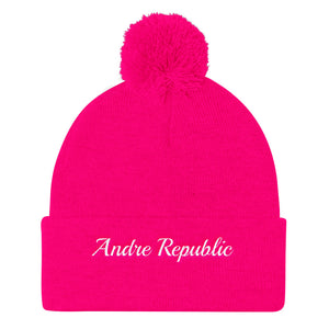 Andre Republic Pom Pom Knit Cap