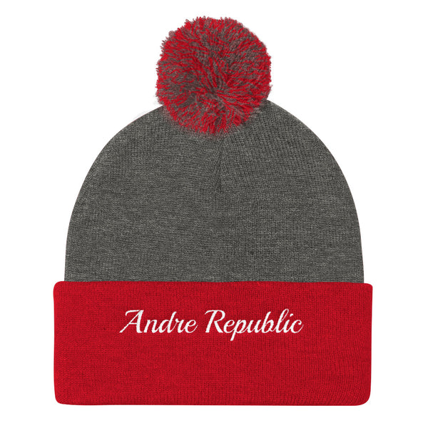 Andre Republic Pom Pom Knit Cap