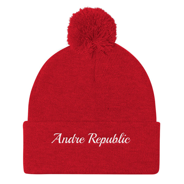 Andre Republic Pom Pom Knit Cap