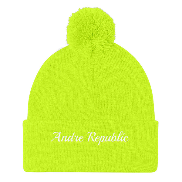 Andre Republic Pom Pom Knit Cap