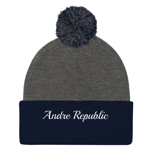 Andre Republic Pom Pom Knit Cap