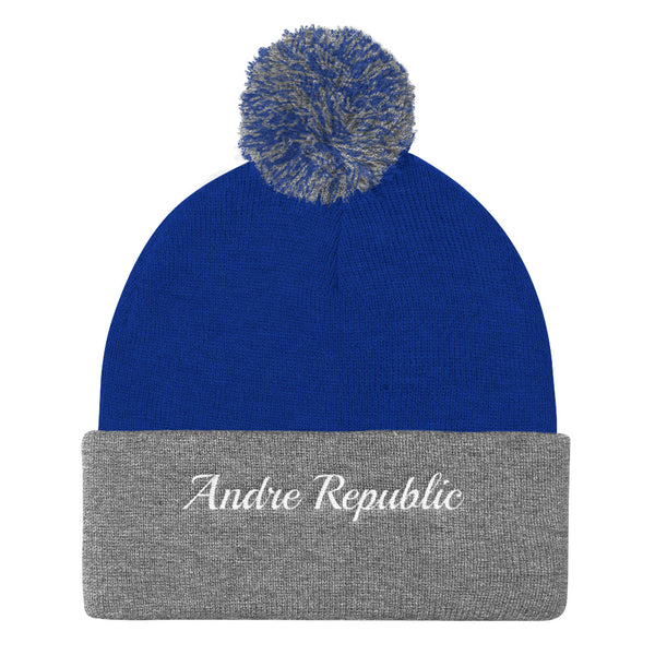 Andre Republic Pom Pom Knit Cap