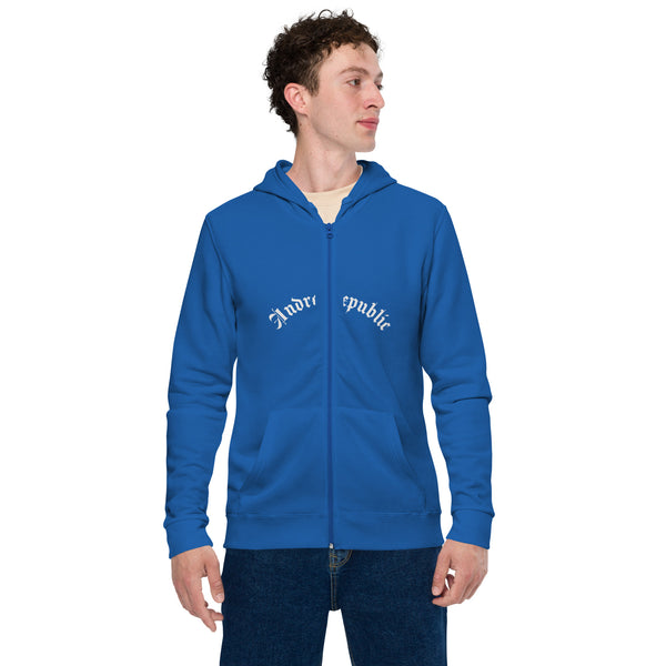 Andre Republic Unisex zip hoodie