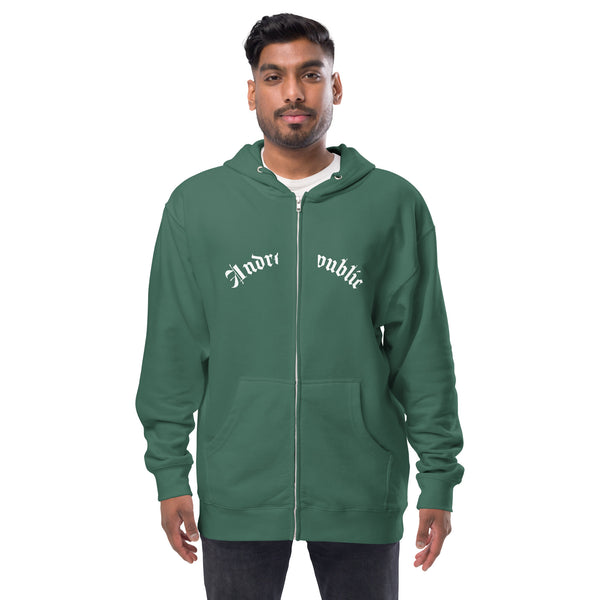 Andre Republic Unisex zip up hoodie