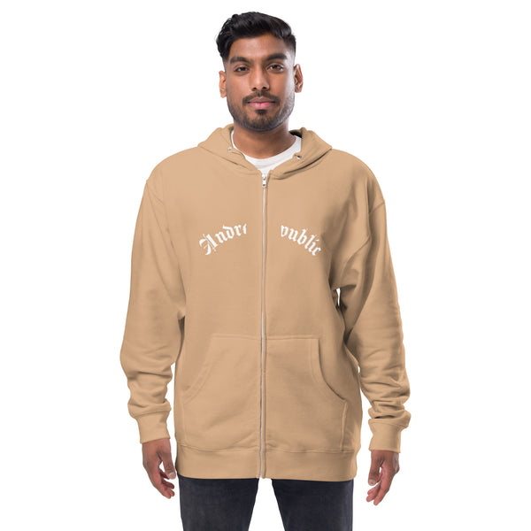 Andre Republic Unisex zip up hoodie