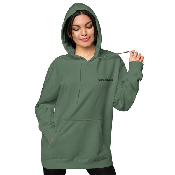 Andre Republic Unisex dyed hoodie