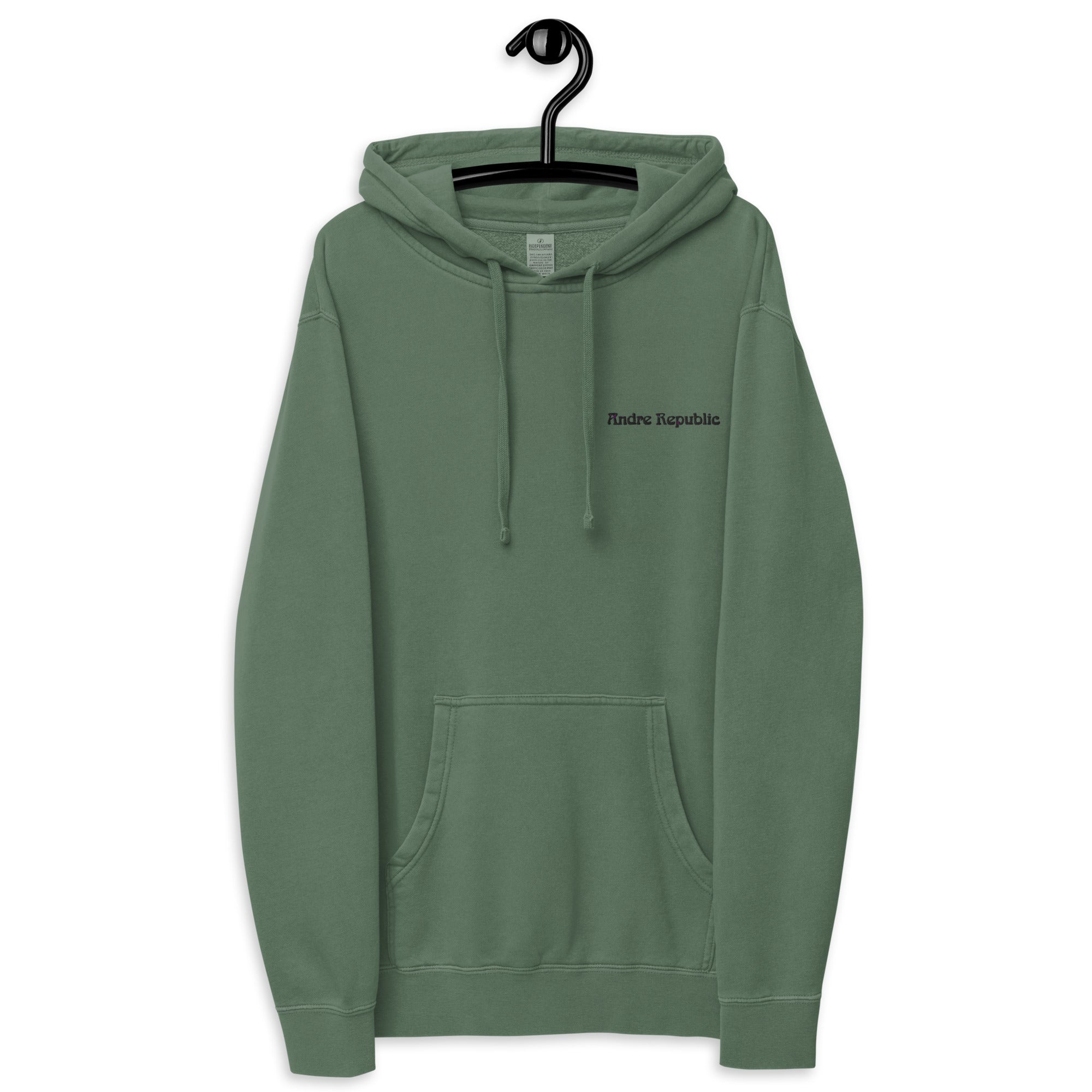 Andre Republic Unisex dyed hoodie