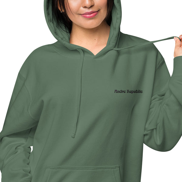 Andre Republic Unisex dyed hoodie