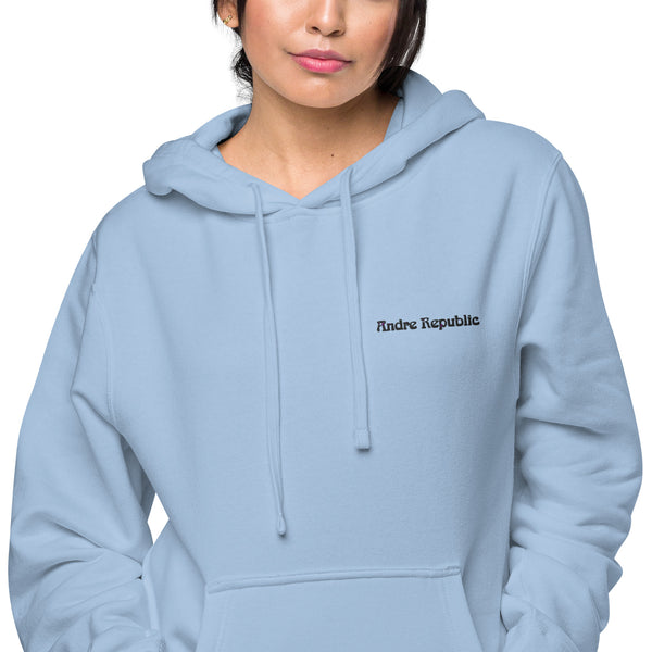 Andre Republic Unisex dyed hoodie