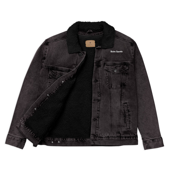 Andre Republic Unisex denim sherpa jacket