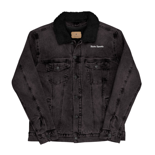 Andre Republic Unisex denim sherpa jacket