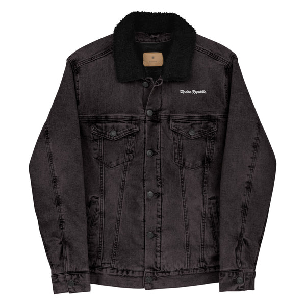 Andre Republic Unisex denim sherpa jacket