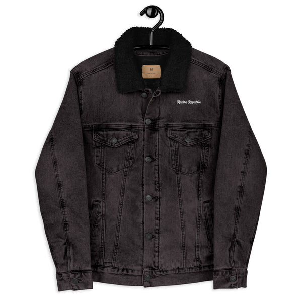 Andre Republic Unisex denim sherpa jacket